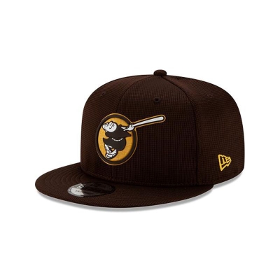 Blue San Diego Padres Hat - New Era MLB Clubhouse Collection 9FIFTY Snapback Caps USA3276195